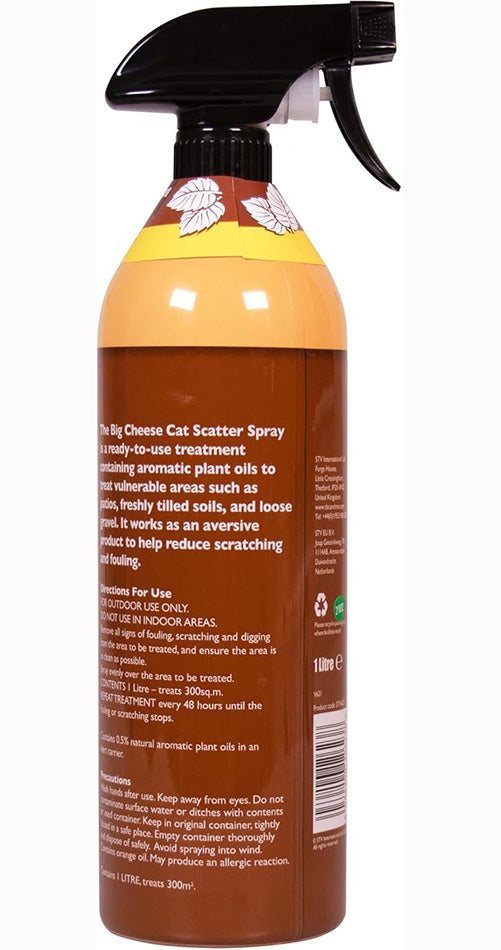 The Big Cheese Cat & Dog Scatter Spray 1 Litre