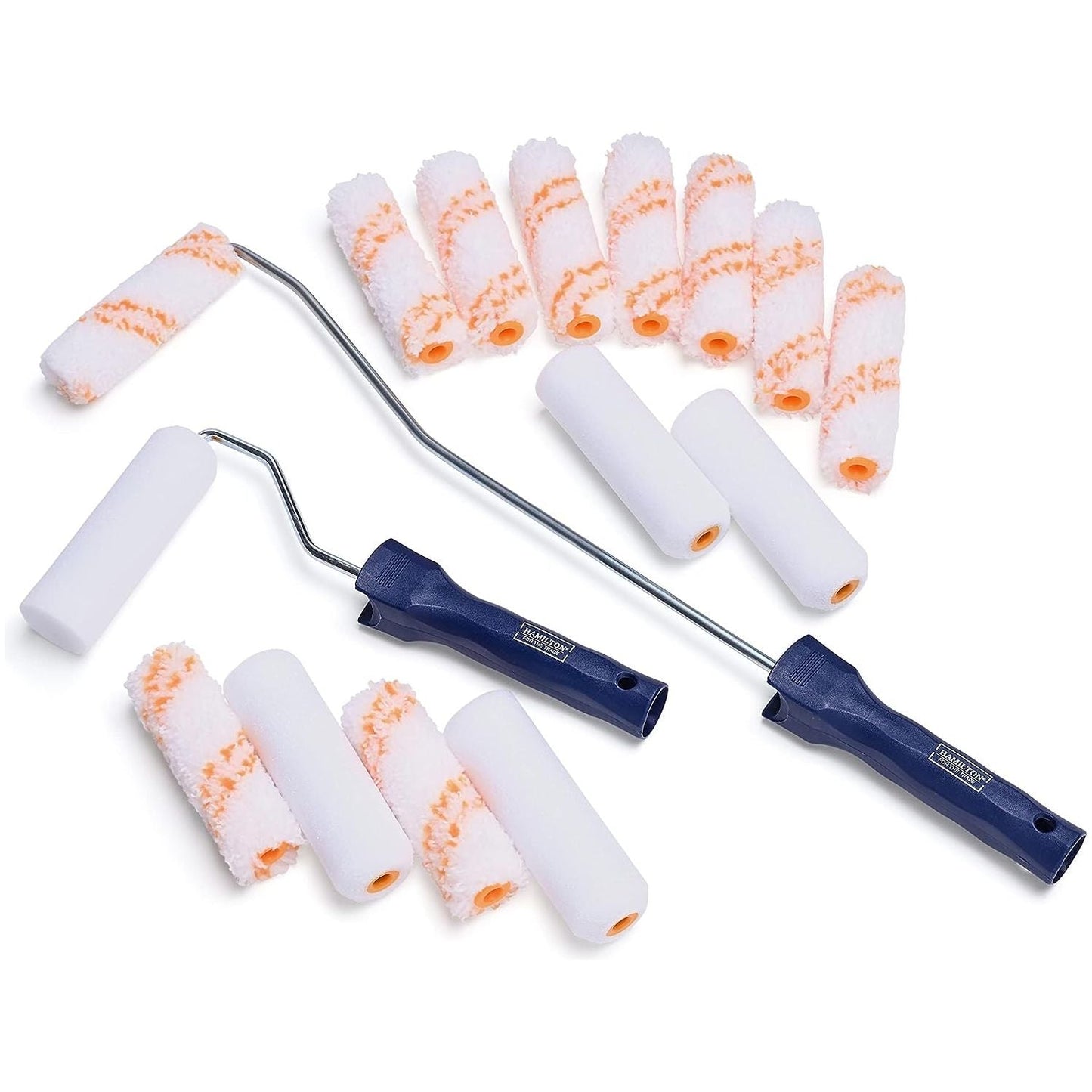 Hamilton 4" Mini Paint Roller Set - 17 Piece