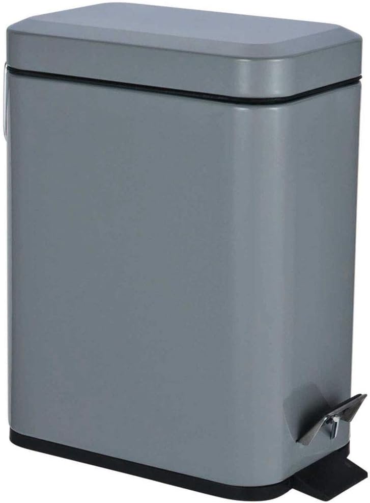 Blue Canyon Axus Rectangle Pedal Bin 5 Litre - Slate
