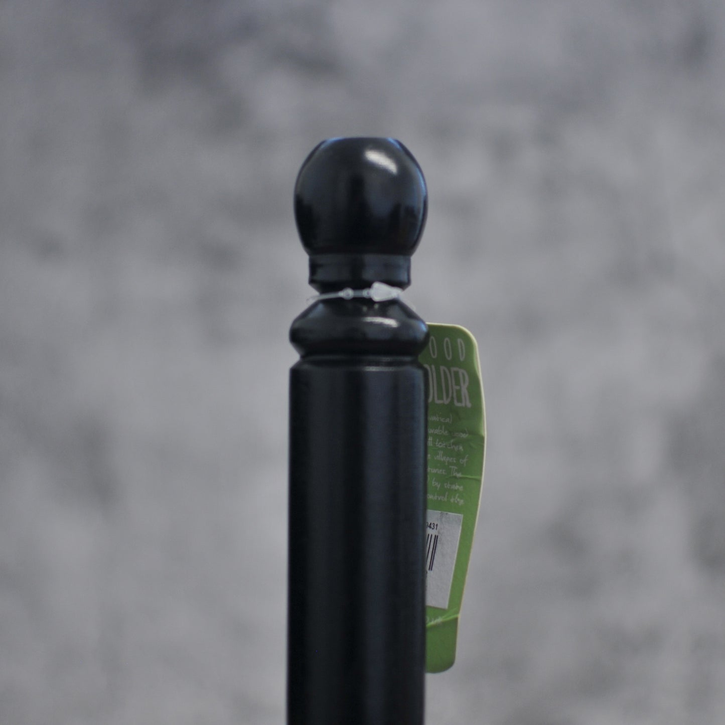 Apollo Beech Wood Paper Towel Holder - Black