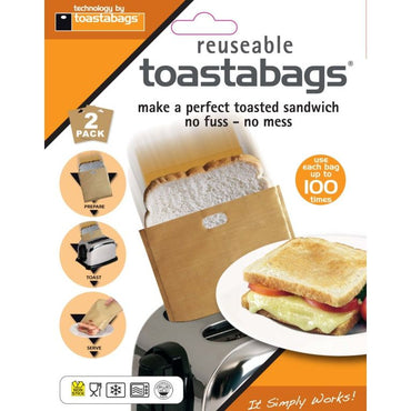 Reusable Toastabags (2 Bags) (Use 100 times) 