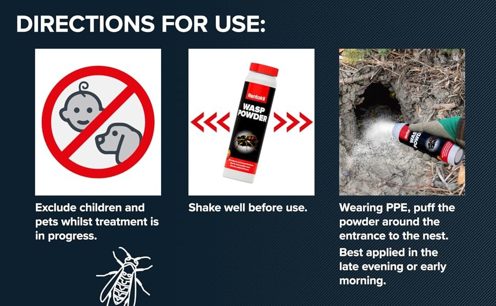 Rentokil Wasp Powder 150g
