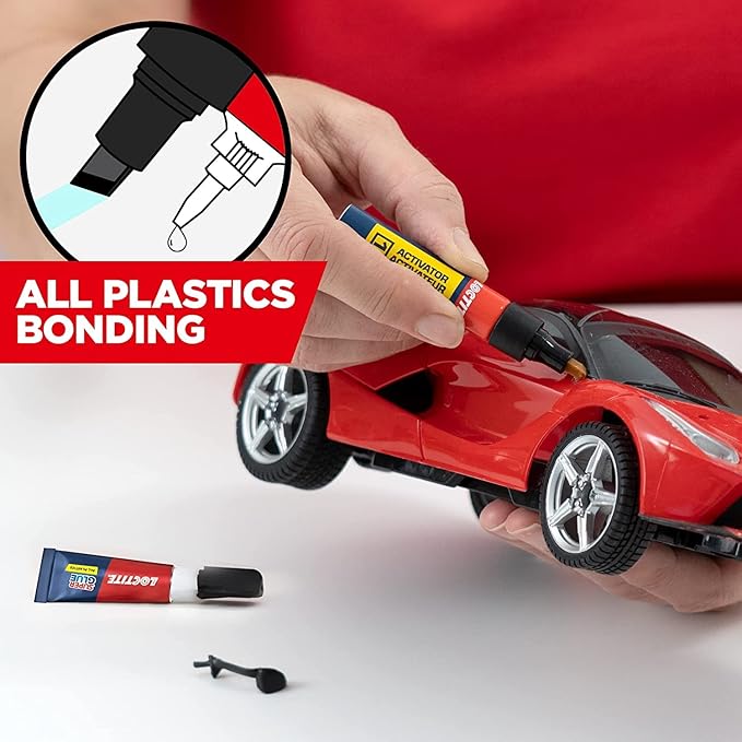 Loctite All Plastics Super Glue 2g + Activator Pen 4g