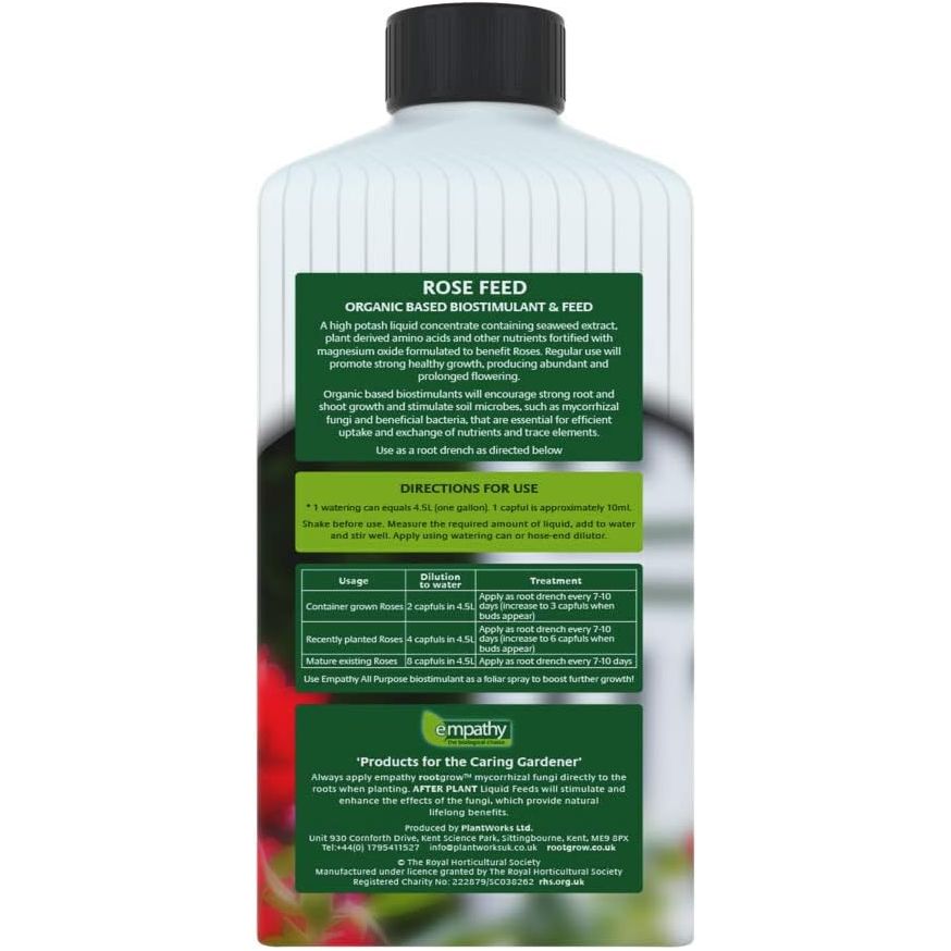 Empathy After Plant Rose Feed With Biostimulant 1 Litre Mixles Home