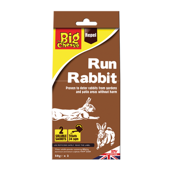 The Big Cheese Run Rabbit Repellent Sachets 50g 2 Pack