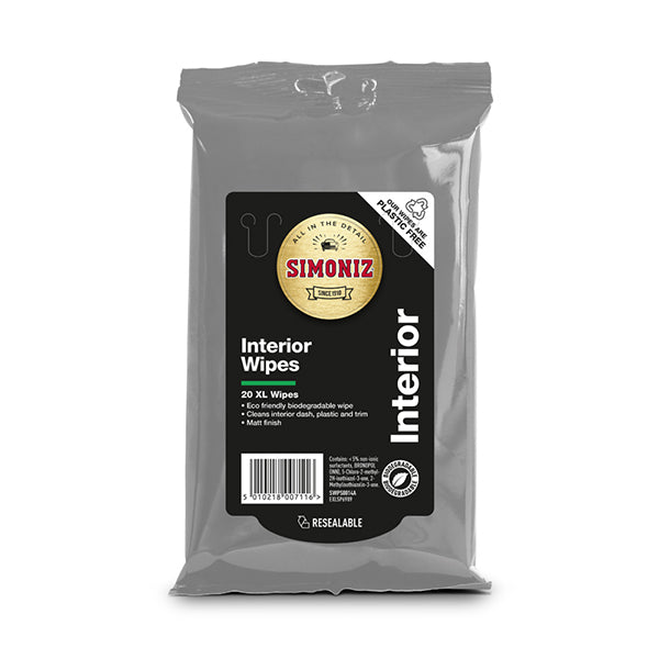 Simoniz Extra Large Interior Wipes - 20 Pack