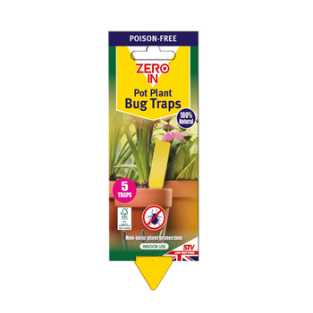 Zero In Pot Plant Bug Traps 5 Pack