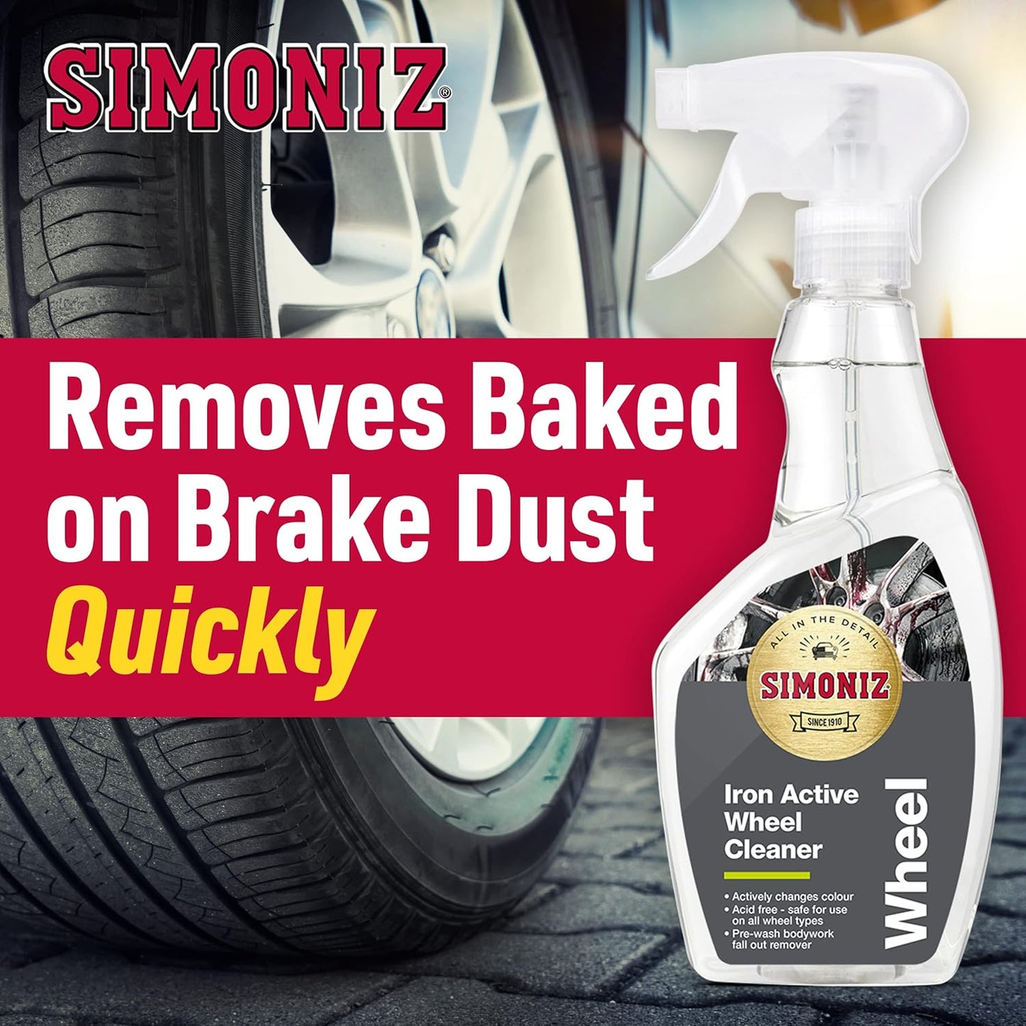 Simoniz Iron Active Wheel Cleaner - 500ml