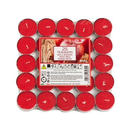 Price's Scented Tea Lights Pack of 25 - Apple Spice