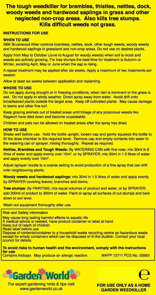 Vitax SBK Brushwood Killer 125ml