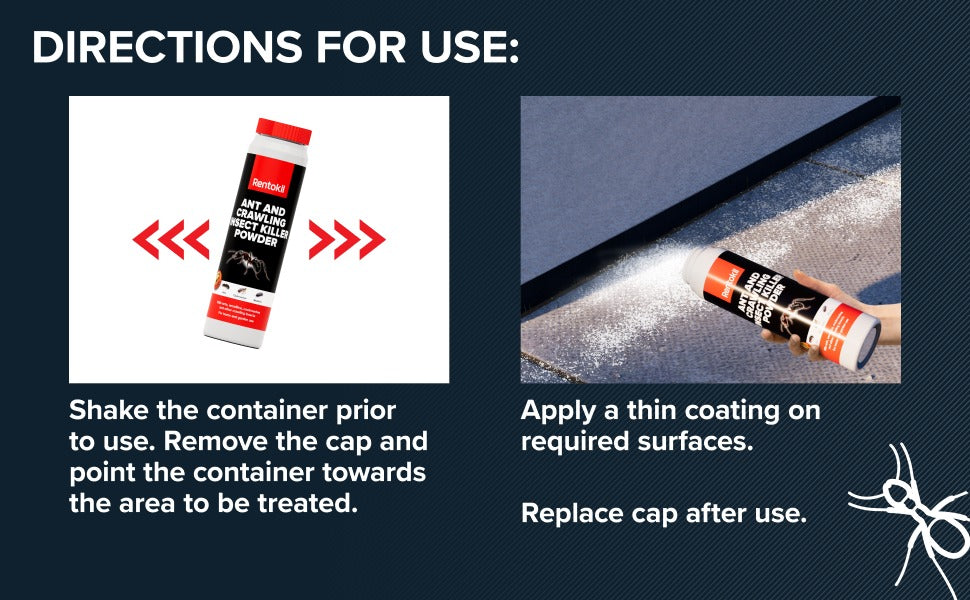 Rentokil Ant & Crawling Insect Killer Powder 300g