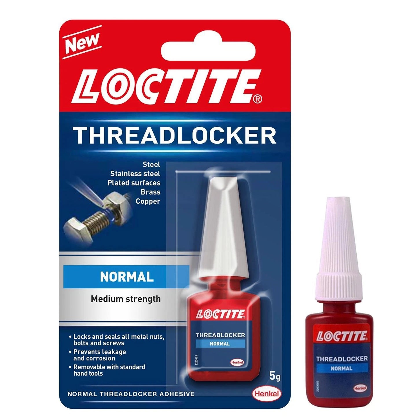 Loctite Medium Strength Threadlocker Adhesive 5g