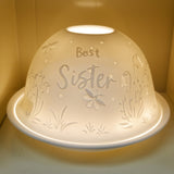 Nordic Lights Candle Holder Shade With Plate - Various Designs 