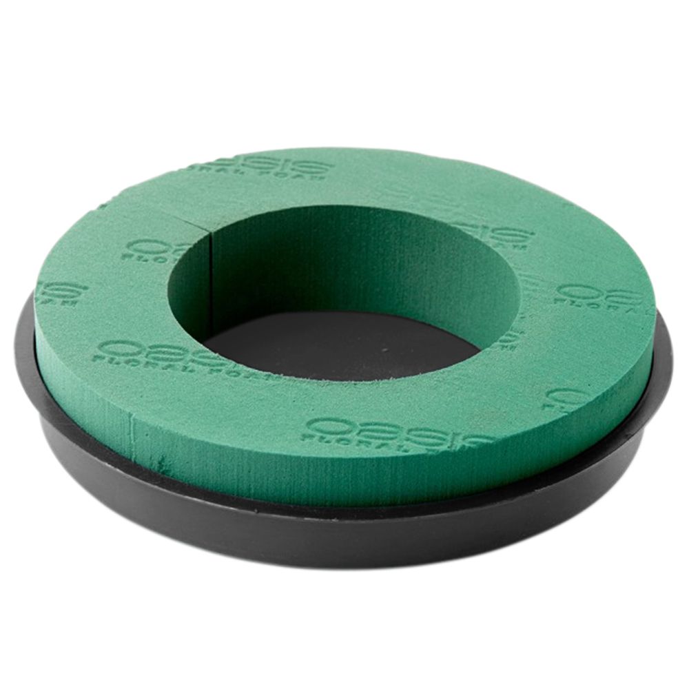 Oasis Round Floral Foam Design Ring With Base