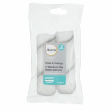 Harris Seriously Good Walls & Ceilings 4" Medium Pile Paint Roller Sleeves - 2 Pack