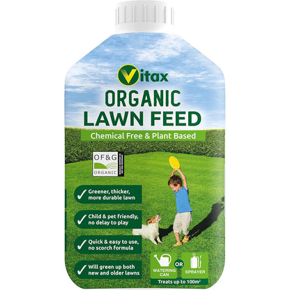 Vitax Organic Liquid Lawn Feed - 1 Litre