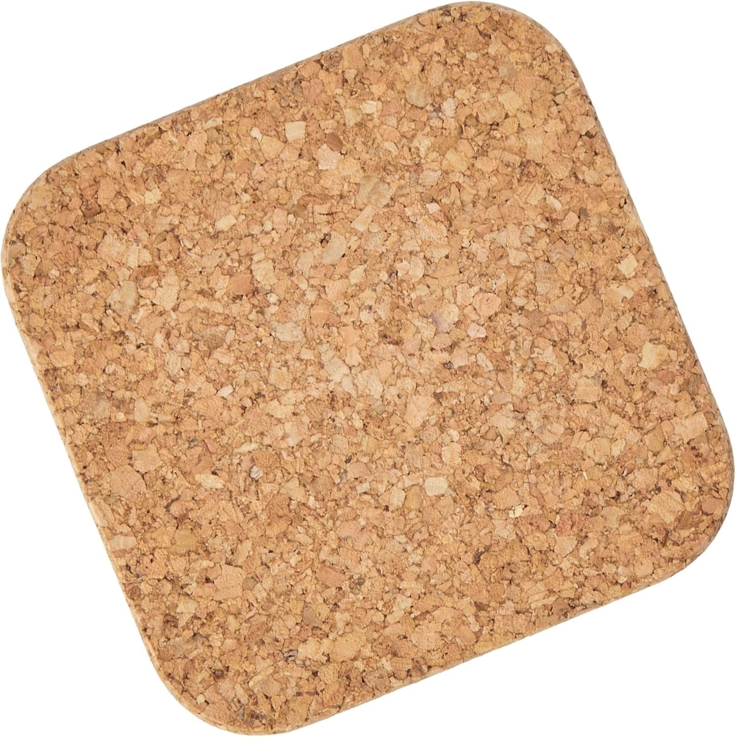 Apollo Square Cork Coasters Set of 6