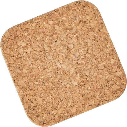 Apollo Square Cork Coasters Set of 6