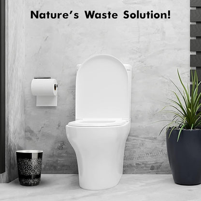 Blue Canyon Flora 9 Litre Plastic Waste Bin - Black