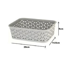 Curver Rattan Storage Basket A6 - Grey