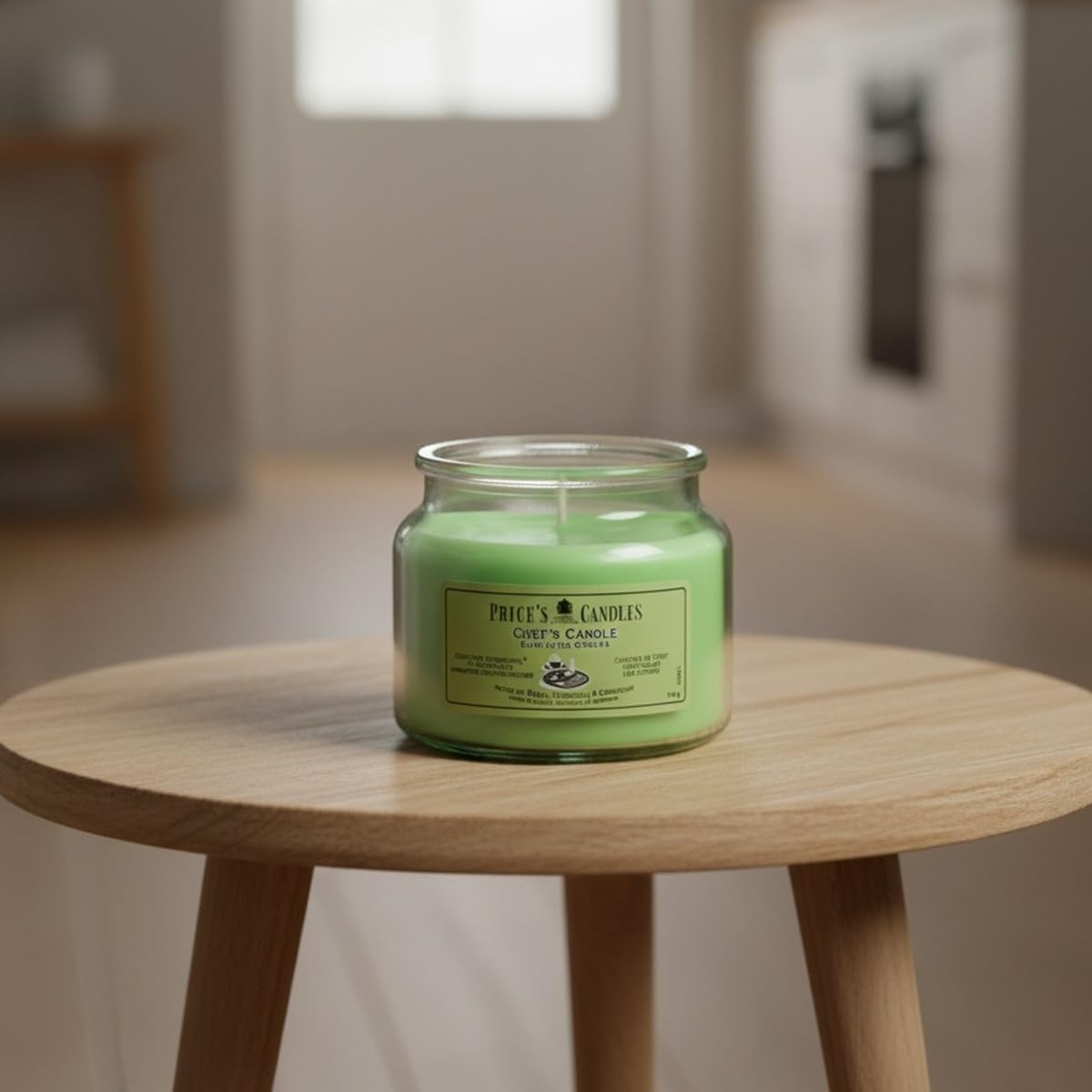 Price's Glass Candle With Lid - Chef's