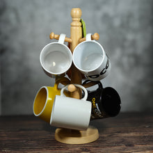 Apollo Beech Wood Mug Tree - Natural