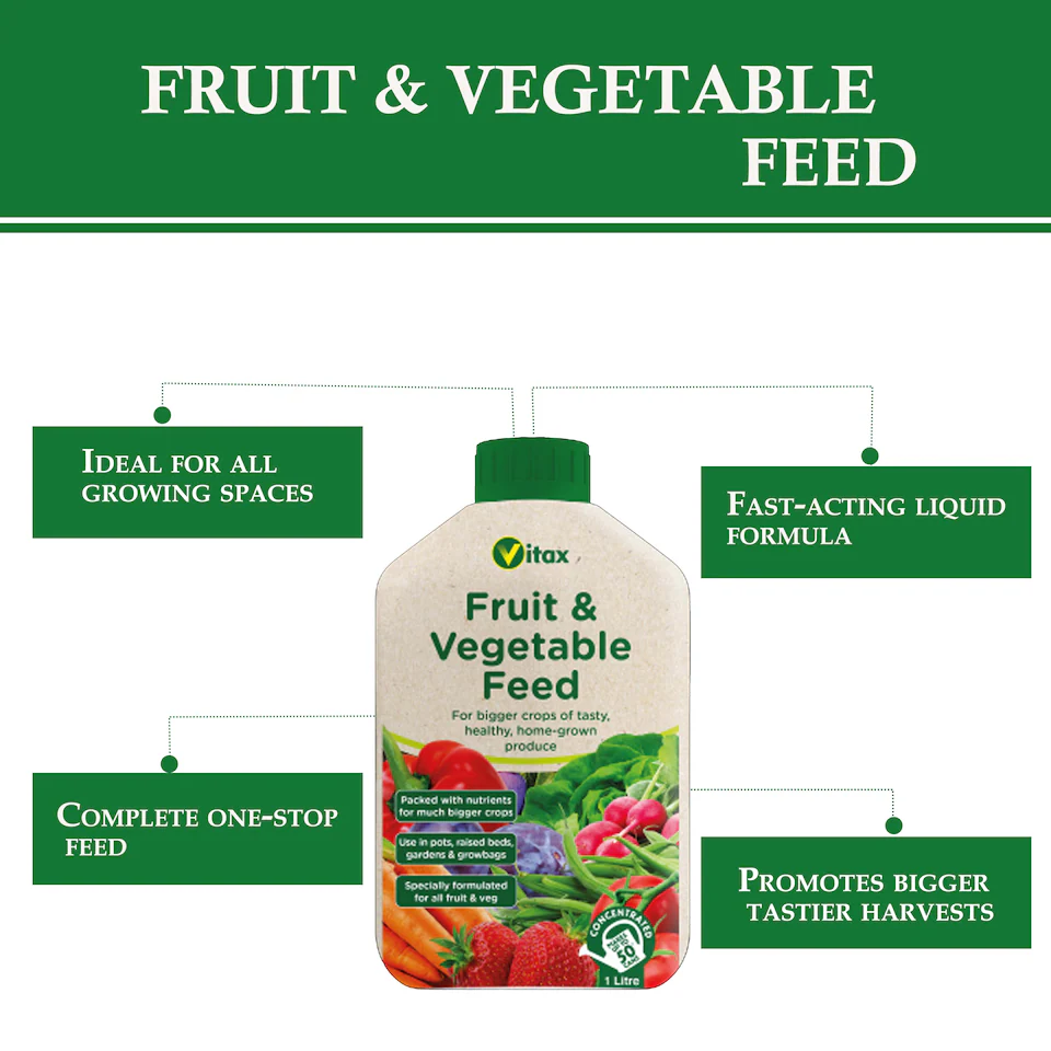 Vitax Fruit & Vegetable Feed Liquid Concentrate 1 Litre