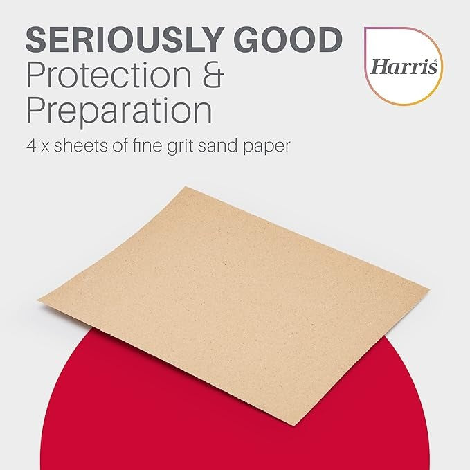 Harris Seriously Good Fine Sandpaper - 4 Pack