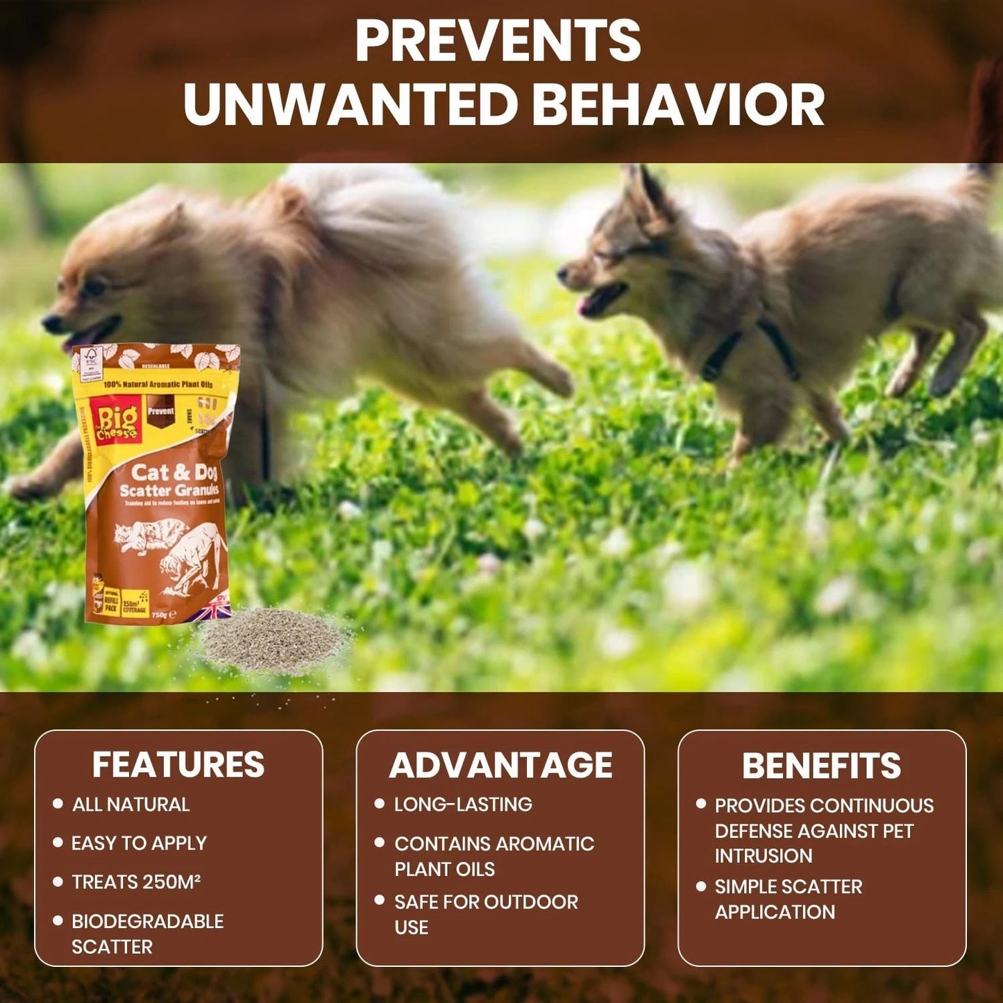 Big Cheese Cat & Dog Scatter Granules 750g STV631