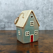 Village Pottery Grey House Tealight Holder