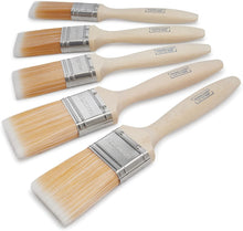 Hamilton For The Trade Fine Tip Flat Paint Brushes 5 Pack