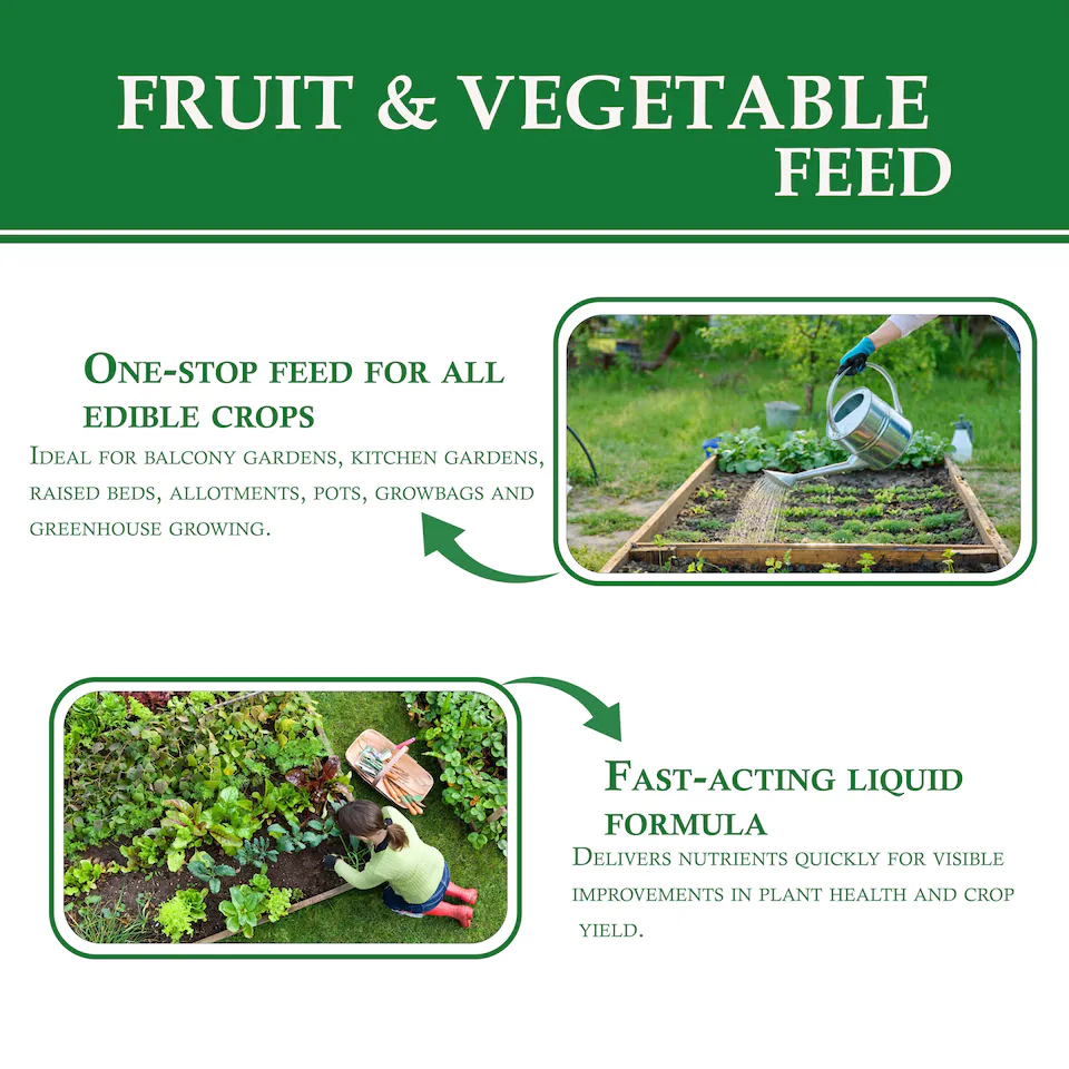 Vitax Fruit & Vegetable Feed Liquid Concentrate 1 Litre