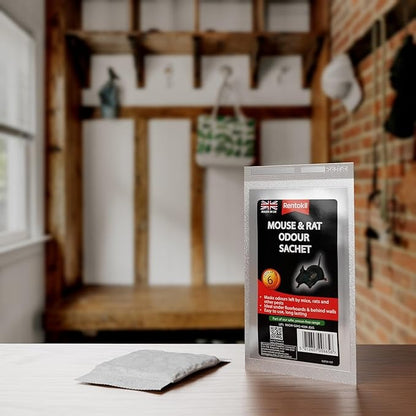 Rentokil Mouse & Rat Odour Sachet - Ideal under floorboards or behind walls