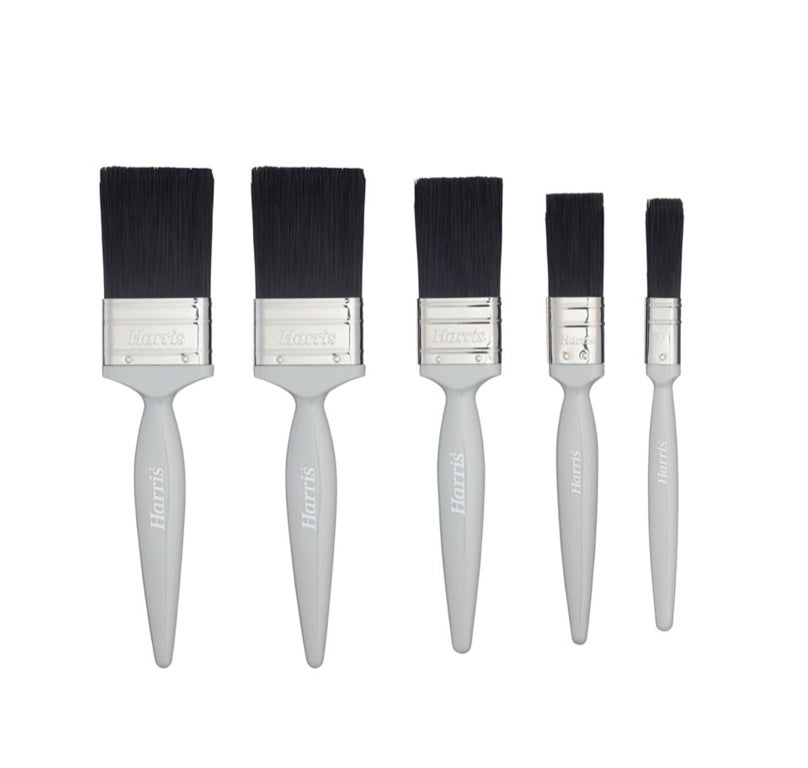 Harris Essentials Gloss Paint Brush Set of 5