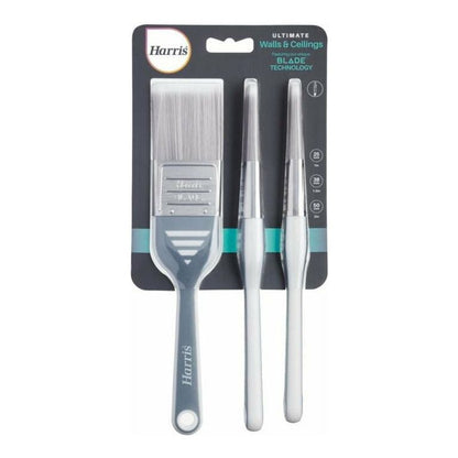 Harris Ultimate Walls & Ceilings Blade Paint Brushes 3 Pack