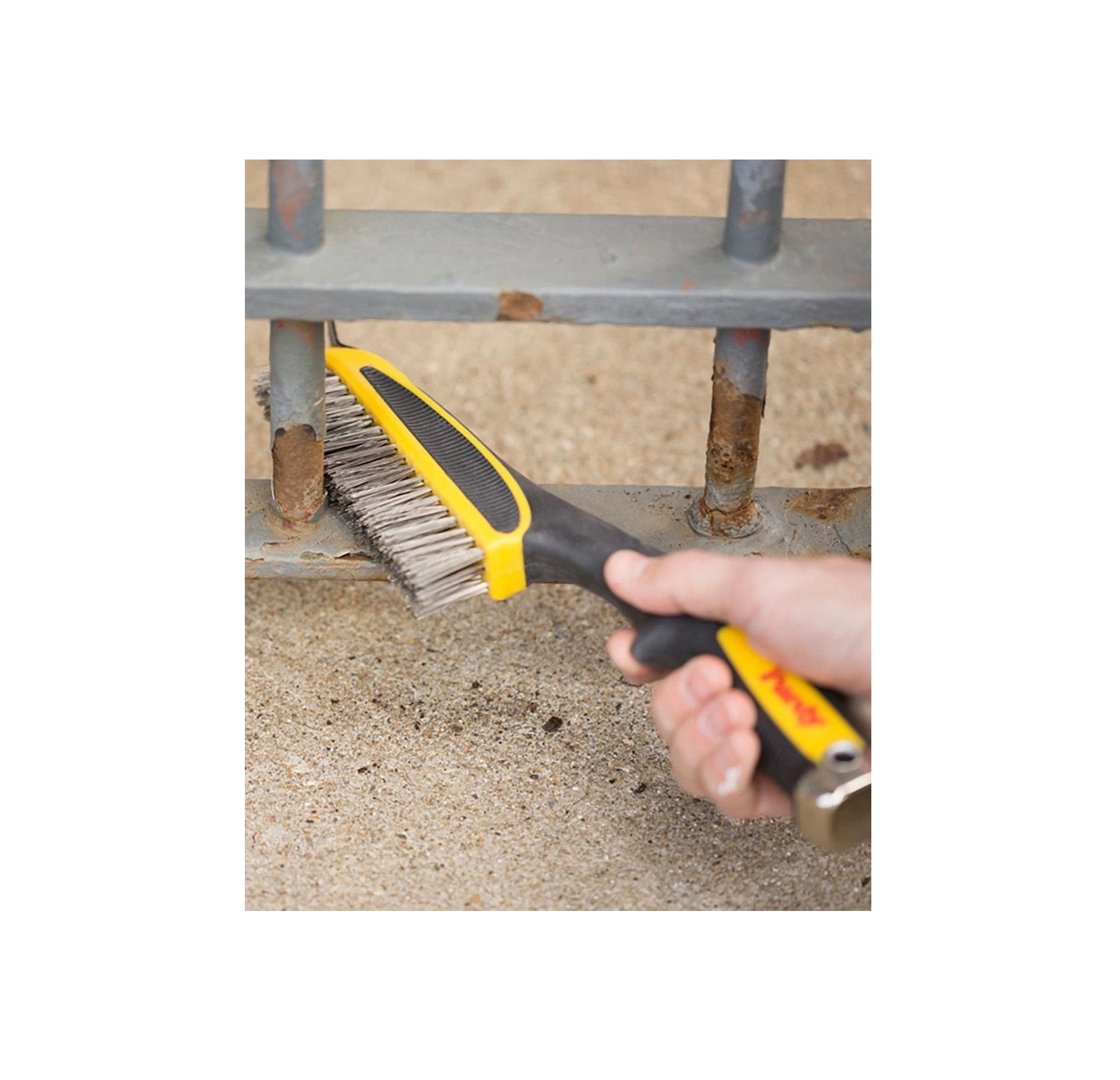 Purdy Wire Brush Stainless Steel Criss Cross Bristles Short Handled