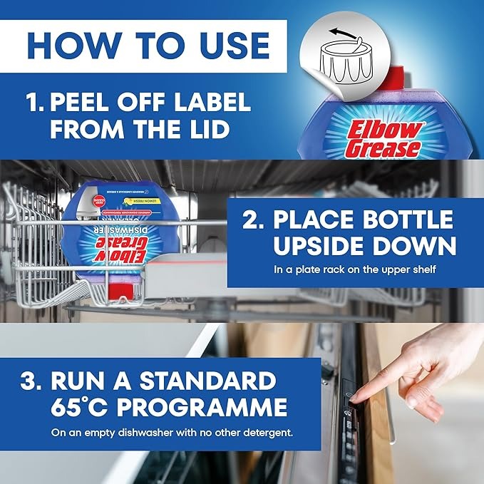 Elbow Grease Dishwasher Cleaner Lemon Fresh 250ml