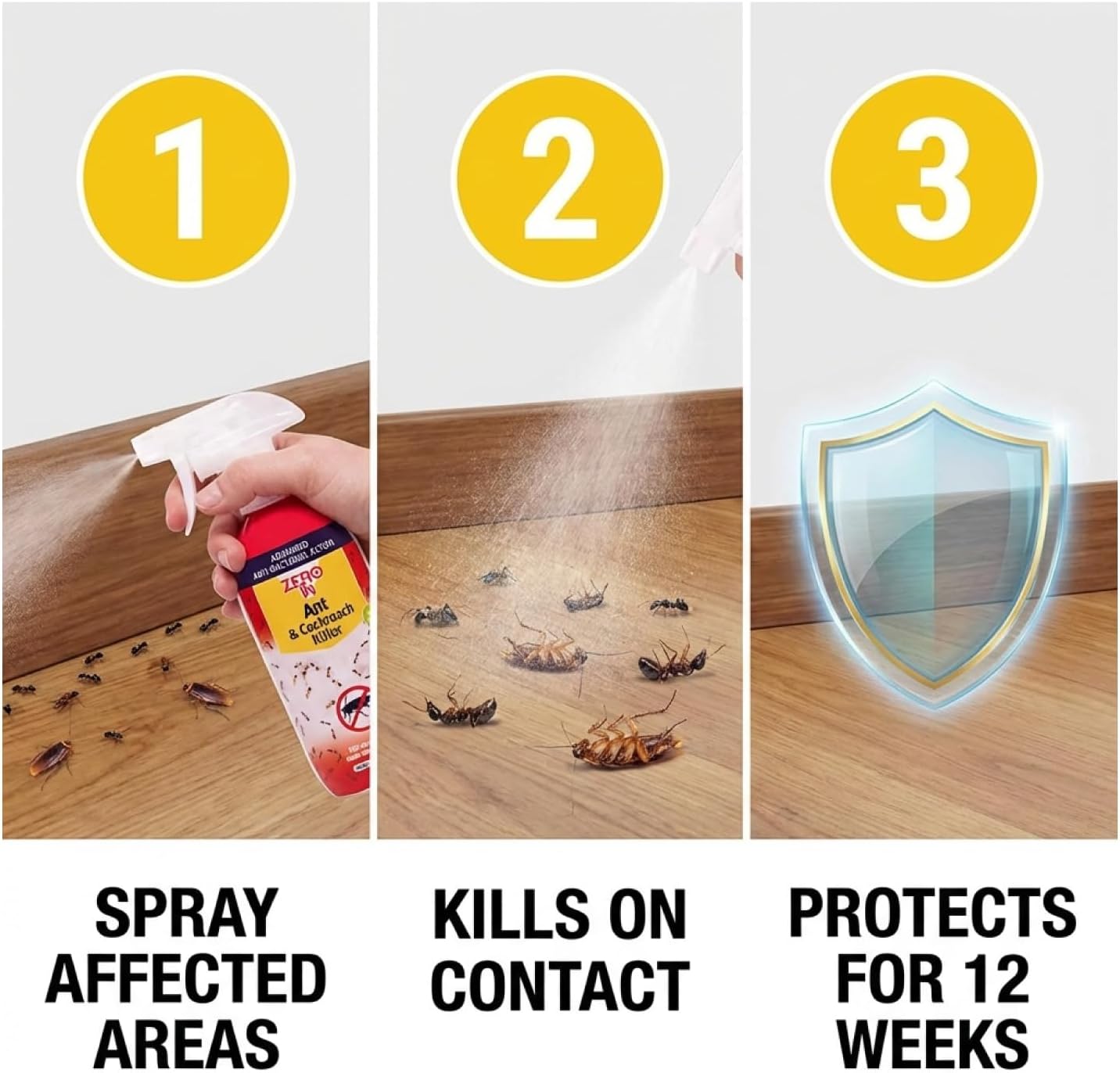 Zero In Ant & Cockroach Killer - 500ml