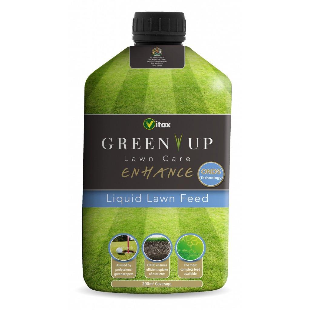 Vitax Green Up Lawn Care Enhance Liquid Lawn Feed 1 Litre