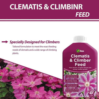 Vitax Clematis & Climber Liquid Feed 1 Litre