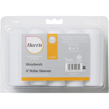 Harris Seriously Good Woodwork Gloss 4" Mini Paint Roller Sleeves - 10 Pack