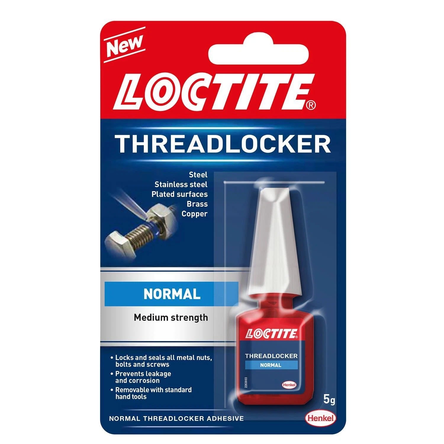 Loctite Medium Strength Threadlocker Adhesive 5g
