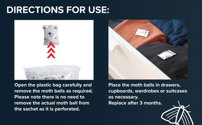 Rentokil Moth Balls Pack 20