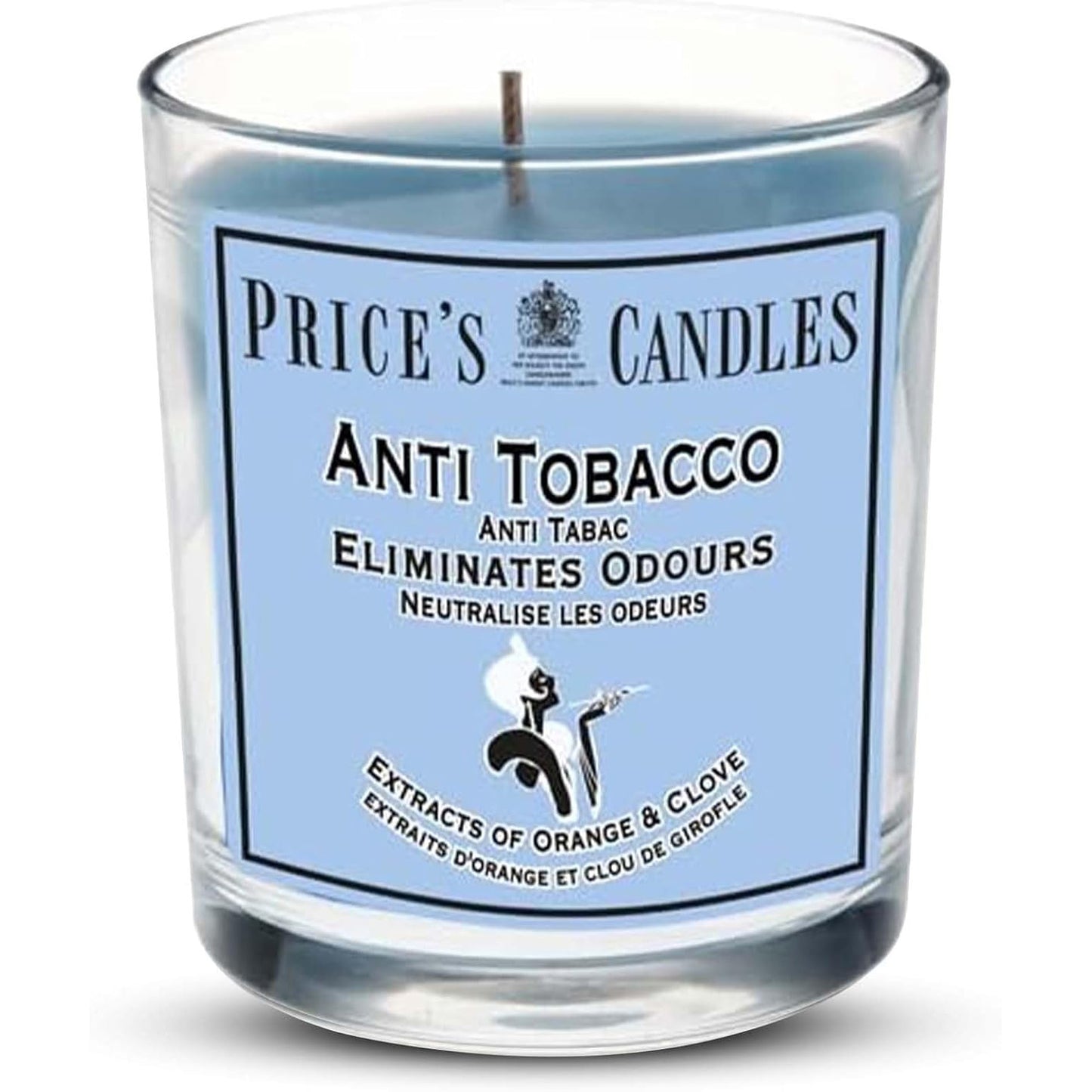 Price's Glass Candle - Anti Tobacco   
