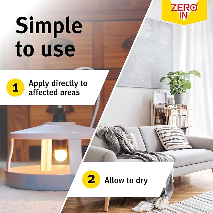 Zero In Anti-Bacterial Home Flea Spray 500ml ZER027