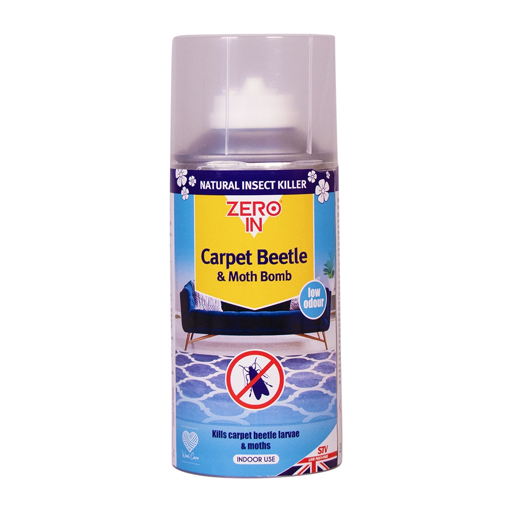 Zero In Carpet Beetle & Moth Bomb 150ml Aerosol ZER987