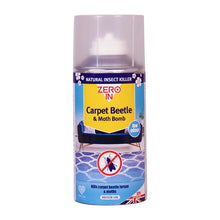 Zero In Carpet Beetle & Moth Bomb 150ml Aerosol ZER987