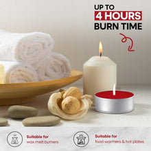 Scented Tea Lights Candles Pack of 25 - Apple Spice