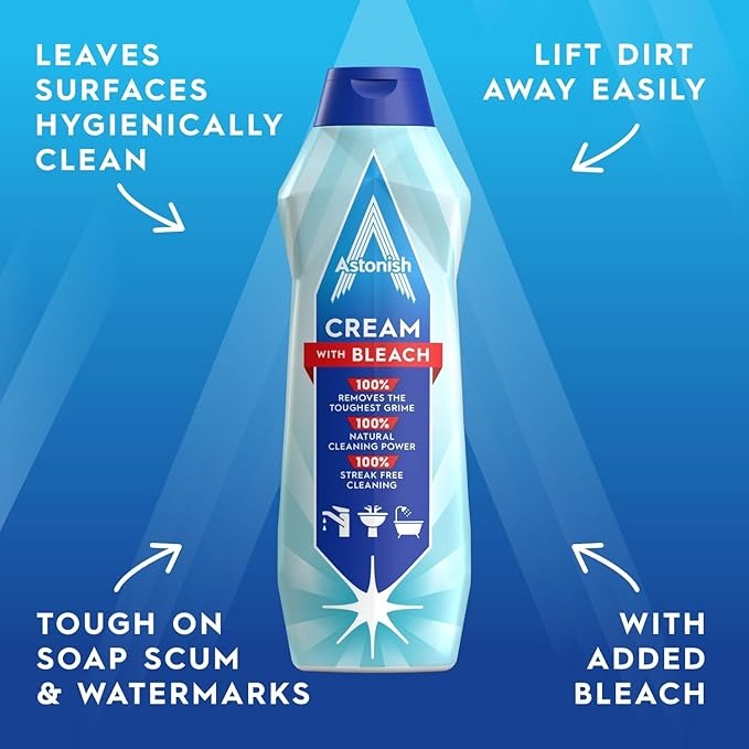 Astonish Cream Cleaner With Bleach 500ml