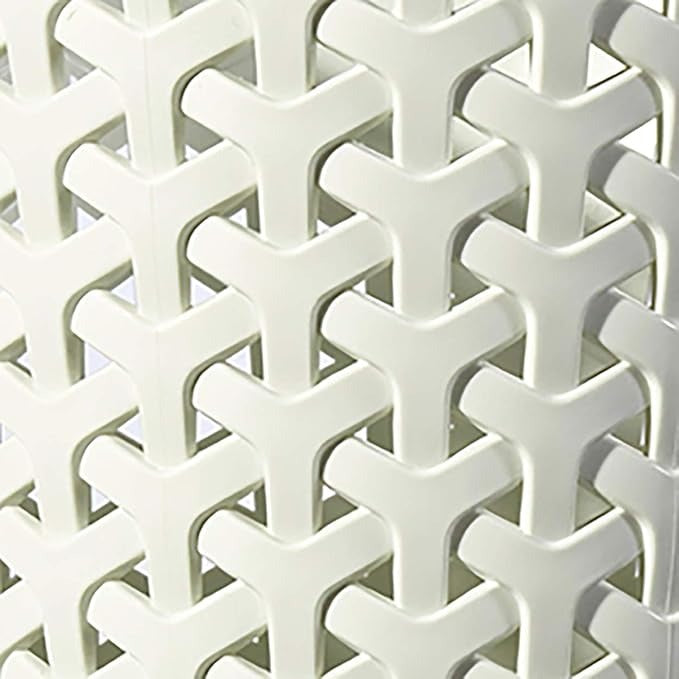 Curver Medium Rattan Storage Basket 12 Litre - Cream